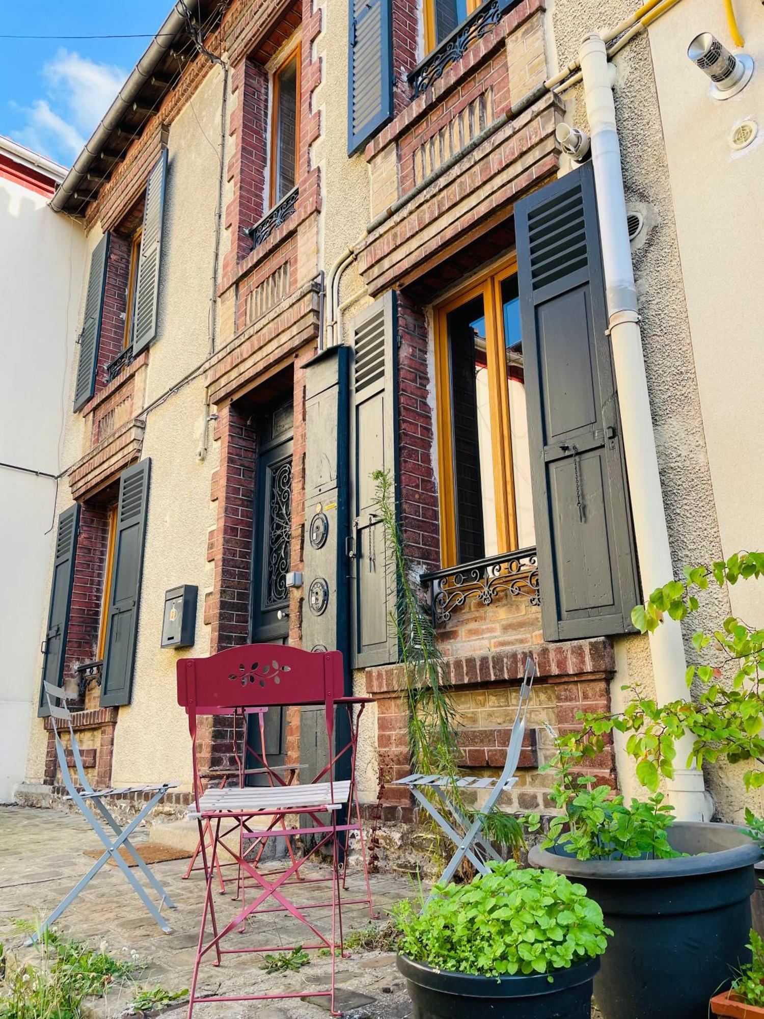 Maison De Ville - Paris En 15 Mn ! - 4 Pers- 1 Bebe - Vintage & Music ! Groslay Εξωτερικό φωτογραφία